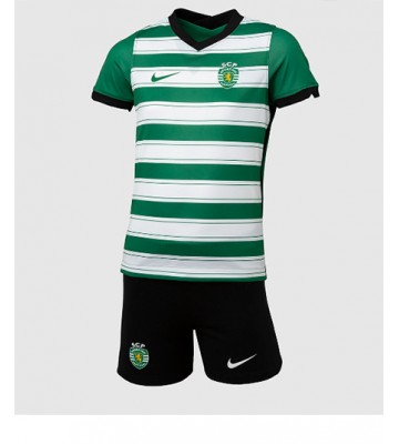 Sporting CP Hjemmedraktsett Barn 2022-23 Kortermet (+ Korte bukser)